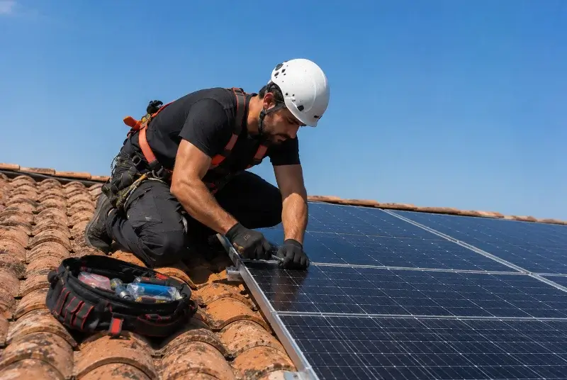 Maintenance et monitoring de panneaux solaires à Condillac